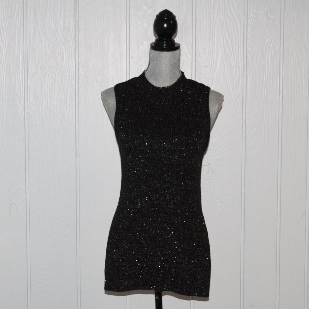 Cupcakes & Cashmere Black Tunic Top
